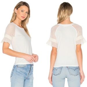 See By Chloe lace sleeve top